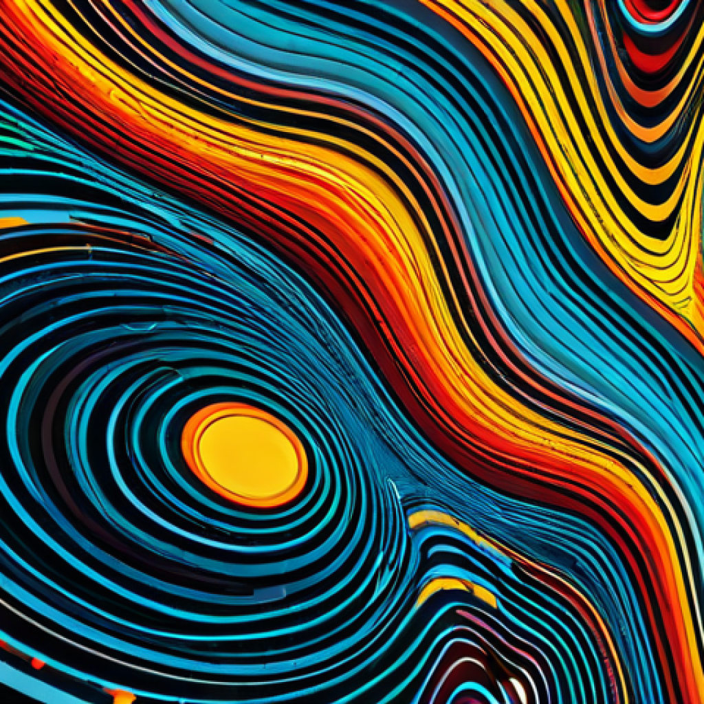 데이터 기반 아트워크의 상업적 가능성 - Data Visualization Art**
"An abstract digital artwork inspired by weather data in Riyadh, Saudi Ara...