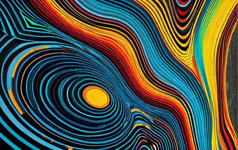 데이터 기반 아트워크의 상업적 가능성 - Data Visualization Art**
"An abstract digital artwork inspired by weather data in Riyadh, Saudi Ara...