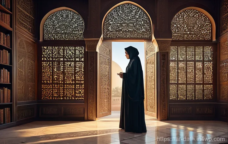 데이터 기반 예술의 정치적 메시지 - **A breathtaking outdoor art installation set in a serene Middle Eastern desert landscape at dawn.**... 데이터 기반 예술의 정치적 메시지 - **A breathtaking outdoor art installation set in a serene Middle Eastern desert landscape at dawn.**...