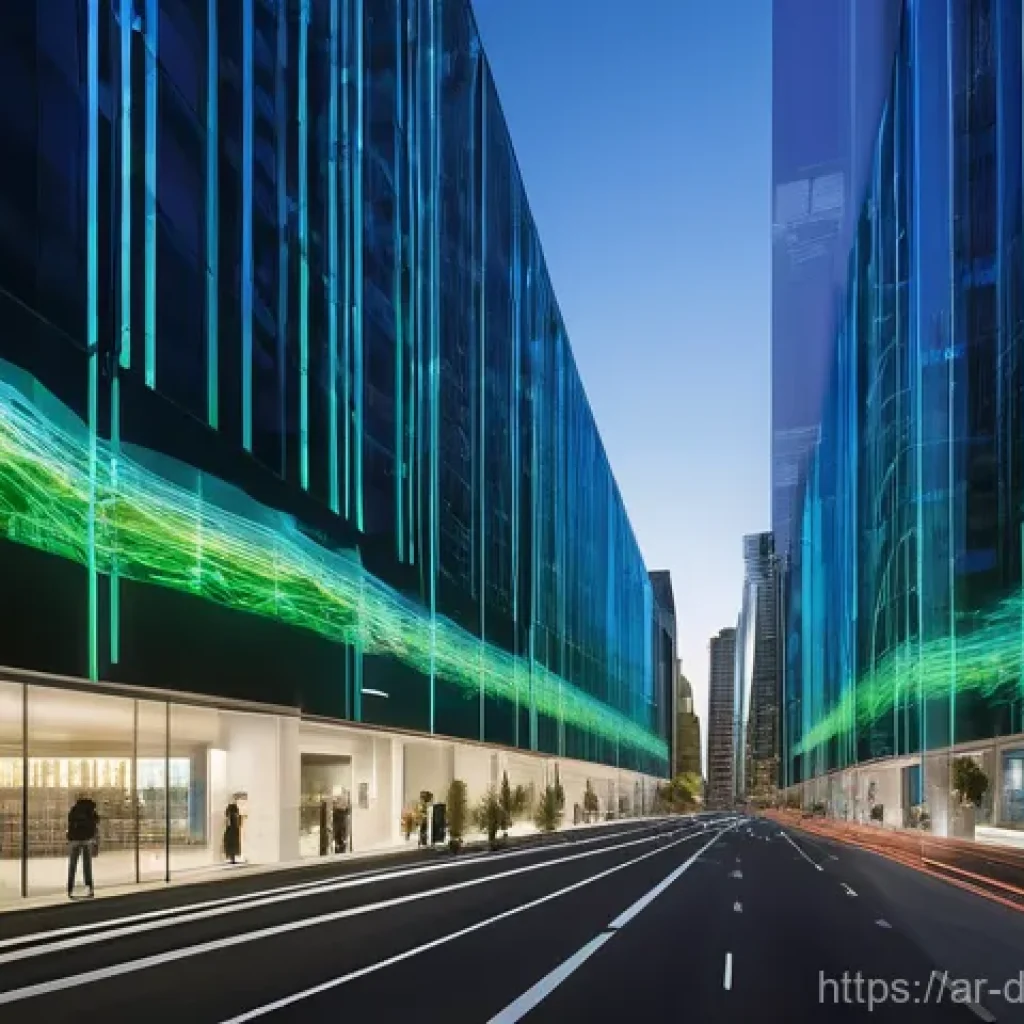 데이터 기반 예술 프로젝트의 성공 사례 - **Prompt Title: "Urban Symphony of Data"**
A dynamic, futuristic cityscape at dusk, where the f...